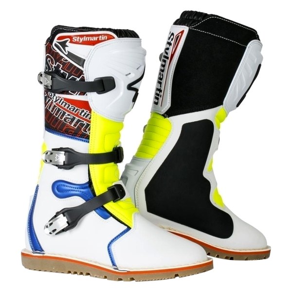 Stylmartin® - Impact Pro Boots (42, White/Blue)