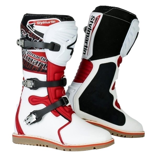 Stylmartin® - Impact Pro Boots (38, White/Red)