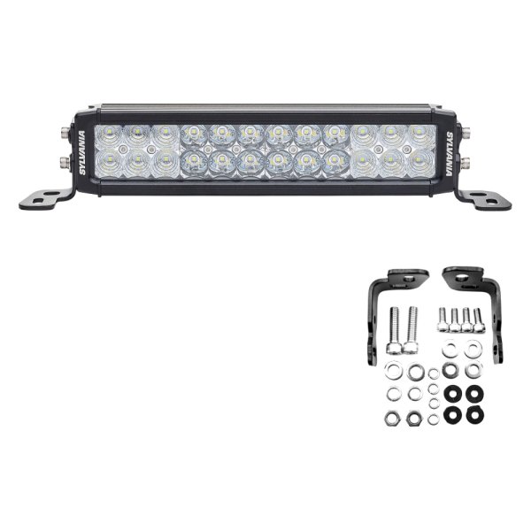 Sylvania® - Ultra Series 10" 96W Dual Row Combo Beam LED Light Bar, Front View
