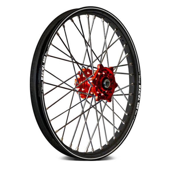 Talon® - Front Wheel with Red Hub and Black Excel™ Takasago Rim