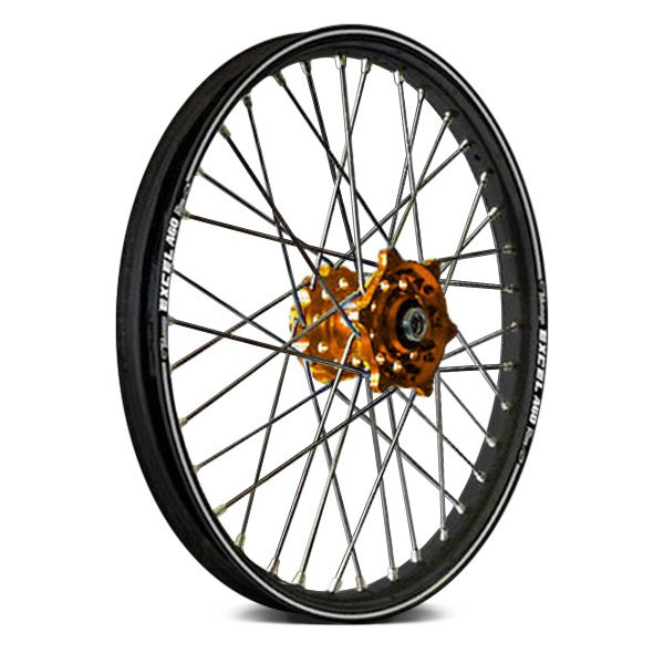 Talon® - Front Wheel with Gold Hub and Black Excel™ Takasago Rim