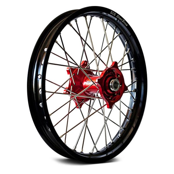  Talon® - Front Wheel with Red Hub and Black D.I.D™ Dirt Star Rim