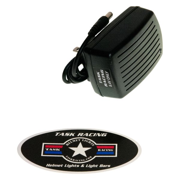 Task Racing® - Fast 8.4V Battery Charger for Helmet Light Battery