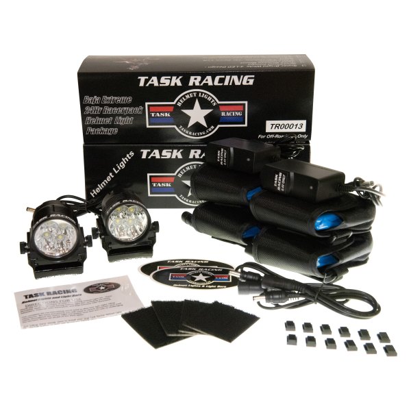 Task Racing® - Baja Extreme 24Hr Racerpack Helmet Light Kit