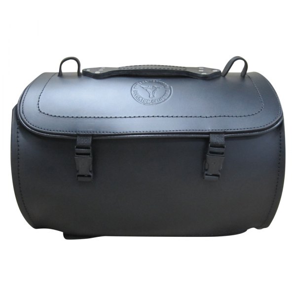 large round suitcase