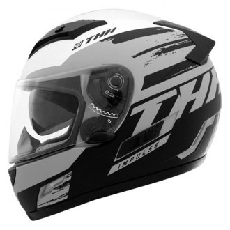 THH Helmets Visor Black Universal 3 Snap Motorcycle Helmets 05-14903 