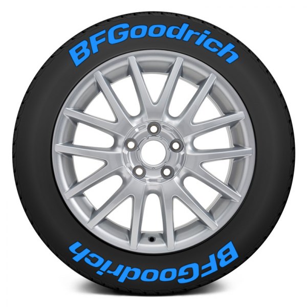 Tire Stickers® - Blue "BF Goodrich" Tire Lettering Kit