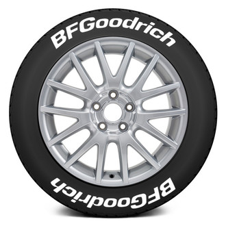 Tire Stickers® - White "BF Goodrich" Tire Lettering Kit