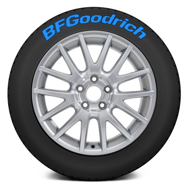 Tire Stickers® - Blue "BF Goodrich" Tire Lettering Kit