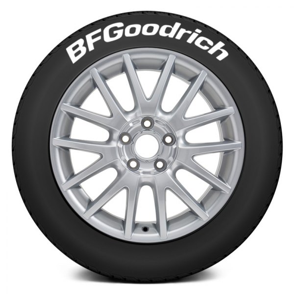 Tire Stickers® - White "BF Goodrich" Tire Lettering Kit