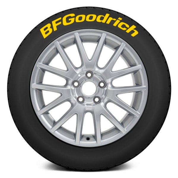 Tire Stickers® - Yellow "BF Goodrich" Tire Lettering Kit