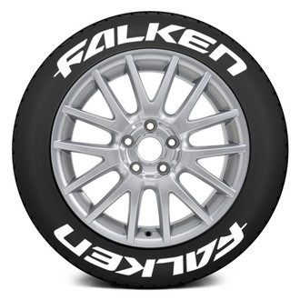 Tire Stickers® - White "Falken" Tire Lettering Kit