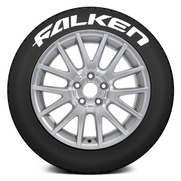 Tire Stickers® - White "Falken" Tire Lettering Kit