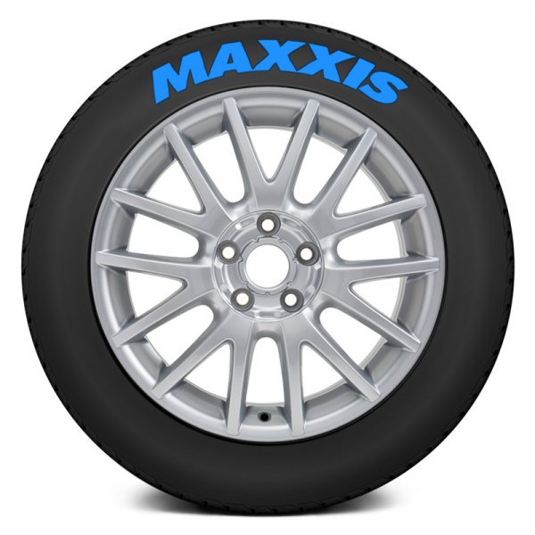 Tire Stickers® - Blue "Maxxis" Tire Lettering Kit