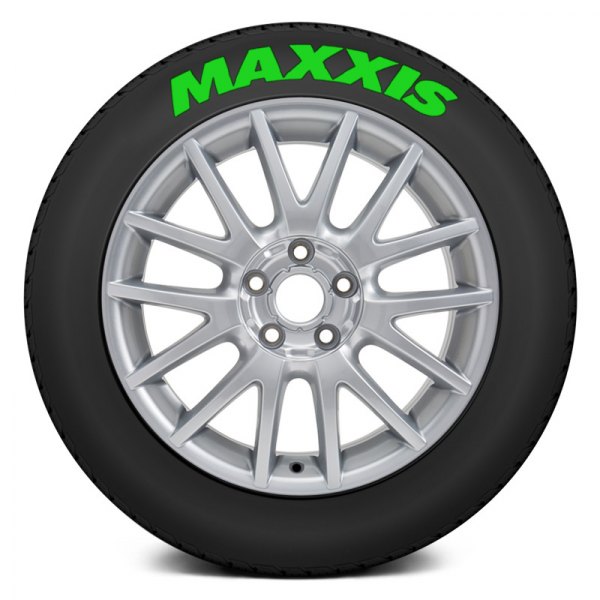 Tire Stickers® - Green "Maxxis" Tire Lettering Kit