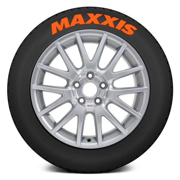Tire Stickers® - Orange "Maxxis" Tire Lettering Kit