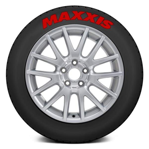 Tire Stickers® - Red "Maxxis" Tire Lettering Kit