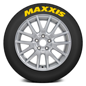 Tire Stickers® - Yellow "Maxxis" Tire Lettering Kit