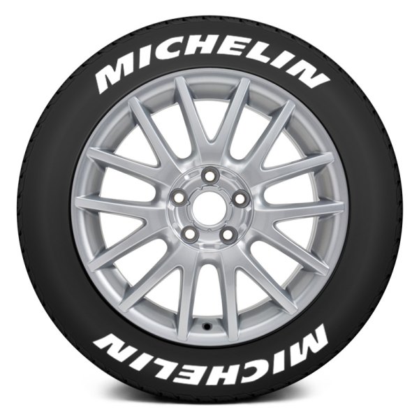 Tire Stickers® - White "Michelin" Tire Lettering Kit