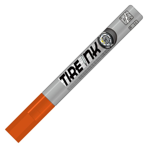 Tire Stickers® - Tire Ink™ Orange Paint Pen