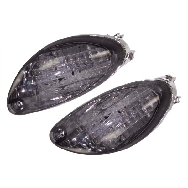 Topzone® - Rear LED Turn Signals with Clear Lenses