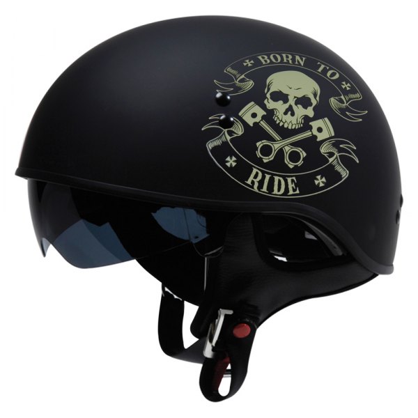 TORC® - T-55 Born To Ride Half Shell Helmet