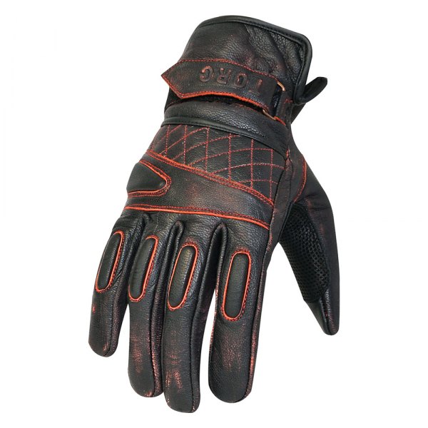 TORC® - Inglewood Gloves (21, Black/Scratch Red)