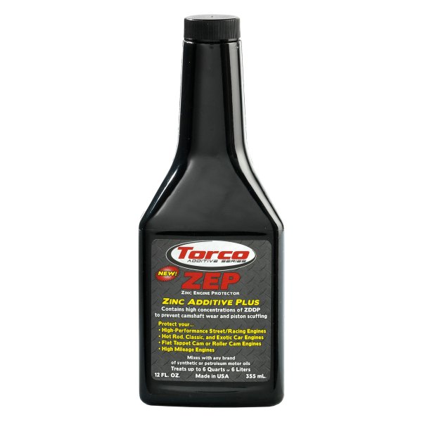 Torco® - ZEP High Performance Zinc Enhanced Engine Protector, 12 fl oz x 12 Bottles