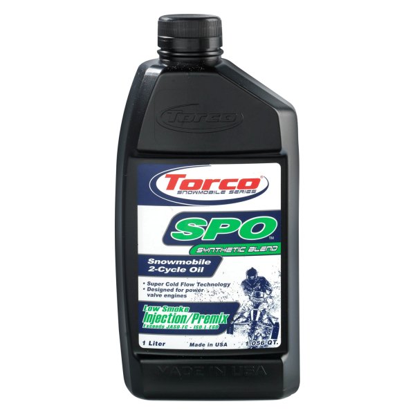 Torco® - SPO Semi-Synthetic Snowmobile 2T Engine Oil, 1 Liter