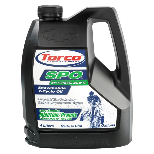Torco® - SPO Semi-Synthetic Snowmobile 2T Engine Oil, 4 Liters