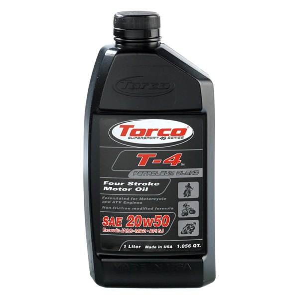 Torco® - T-4 SAE 20W-50 Motor Oil, 1 Liter