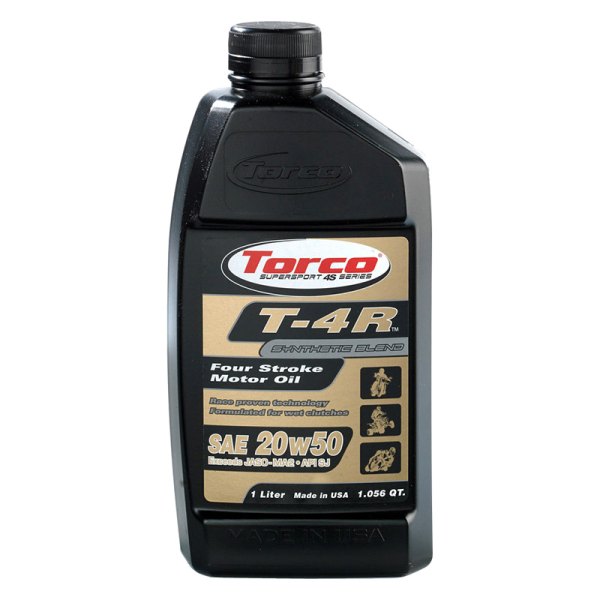 Torco® - T-4R SAE 20W-50 Semi-Synthetic Motor Oil, 1 Liter