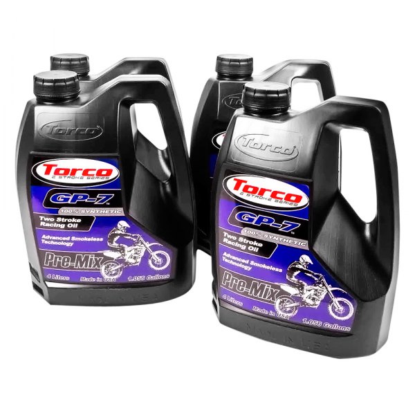 Torco® - Torco GP-7 Synthetic 2-Cycle Motor Oil, 1 Gallon x 4 Jugs