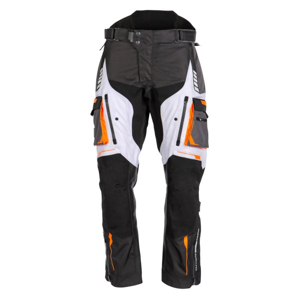 Tourmaster® - Highlander WP Pants (Medium, Black/Orange)