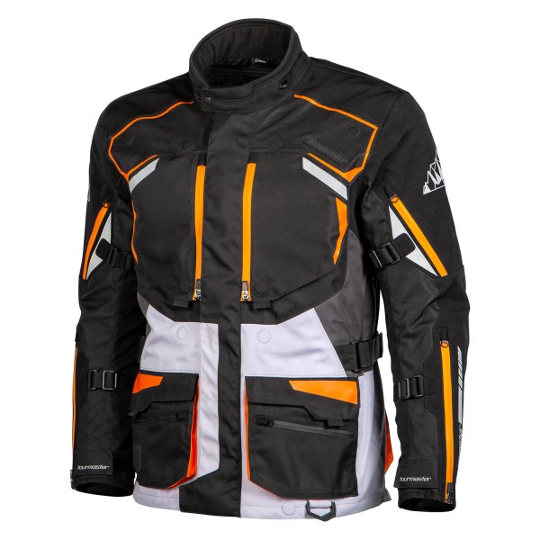Tourmaster® - Highlander WP Jacket (Medium (Tall), Black/Orange)