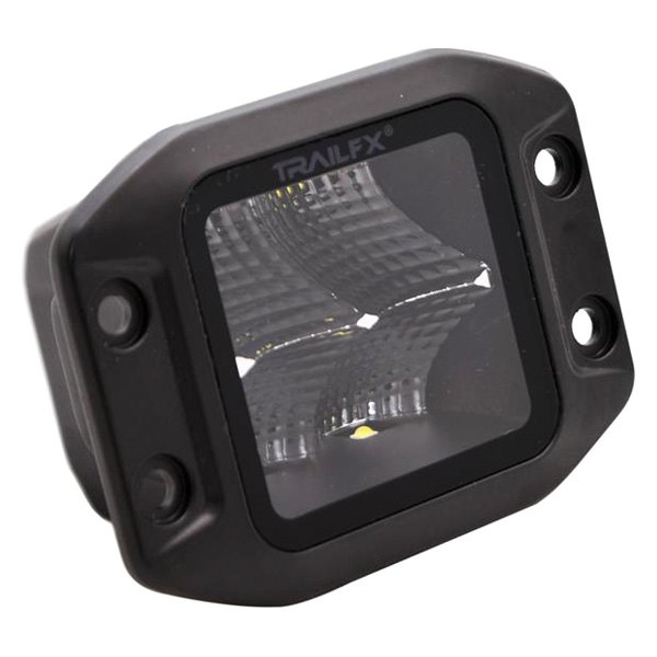 TrailFX® - Black Series Flush Mount 3" 20W Cube Flood Beam LED Light