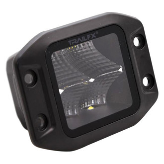 TrailFX® 2X2CFFMB - Black Series Flush Mount 3" 20W Cube Flood Beam LED Light