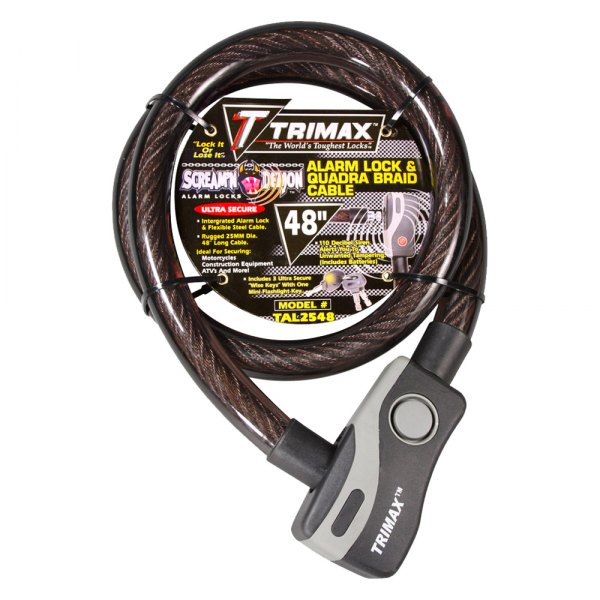 Trimax® - Alarm Lock & Quadra-Braid Cable