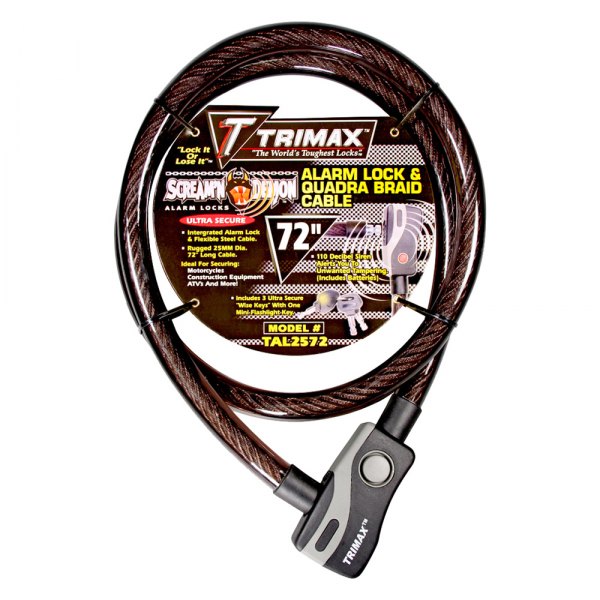 Trimax® - Alarm Lock & Quadra-Braid Cable
