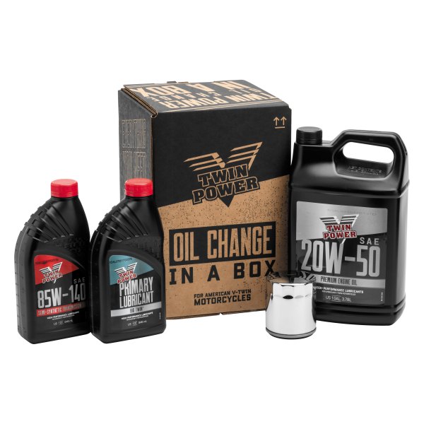 Twin Power® - SAE 20W-50 Synthetic Oil Change-In-A-Box