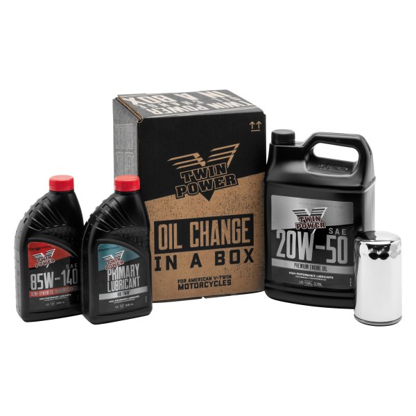 Twin Power® - SAE 20W-50 Synthetic Premium Oil Change-In-A-Box