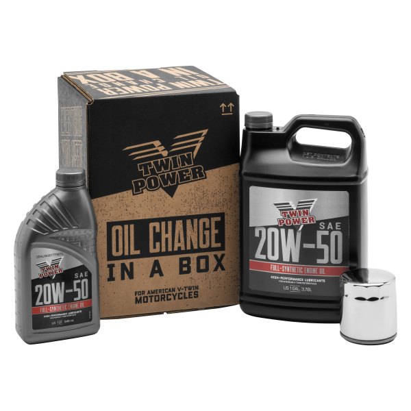 Twin Power® - SAE 20W-50 Synthetic Oil Quick-Change Kit