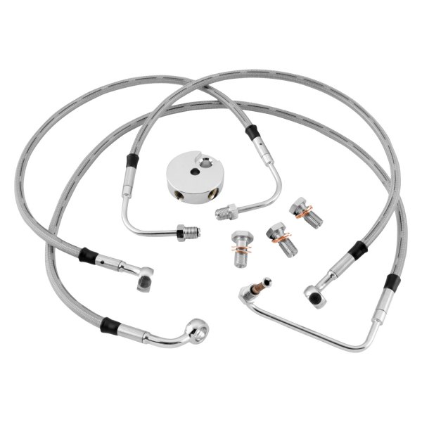  Twin Power® - Front Stainless Steel D.O.T. Brake Line Kit