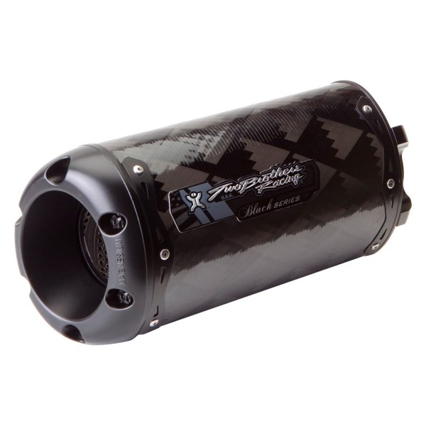 Two Brothers Racing® - M2 Black™ Carbon Single Slip-On Muffler