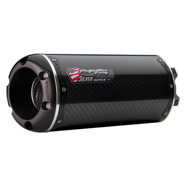 Two Brothers Racing® - M2 Silver™ Carbon Single Exhaust System