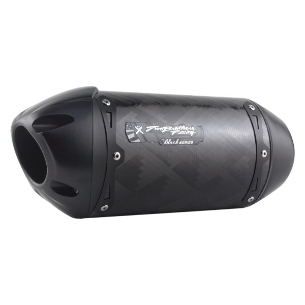 Two Brothers Racing® - S1R Black™ Carbon Cat-Delete Single Slip-On Muffler