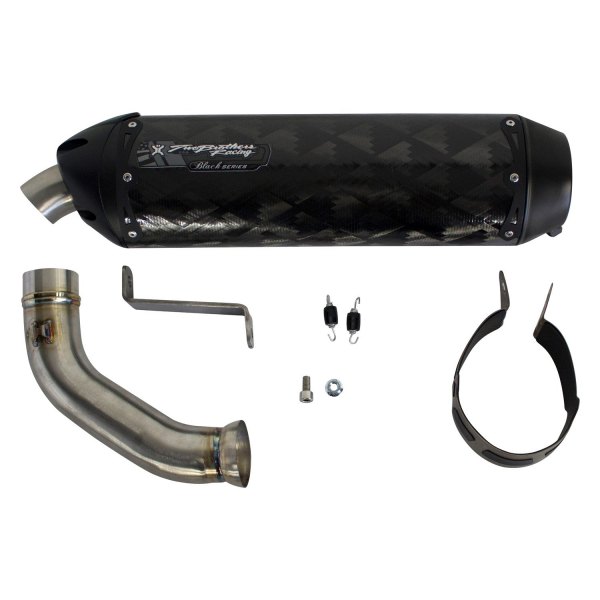 Two Brothers Racing® - S1R Black™ Carbon Single Slip-On Muffler