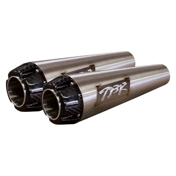 Two Brothers Racing® - Comp-S™ Black/Carbon Fiber Dual Slip-On Mufflers