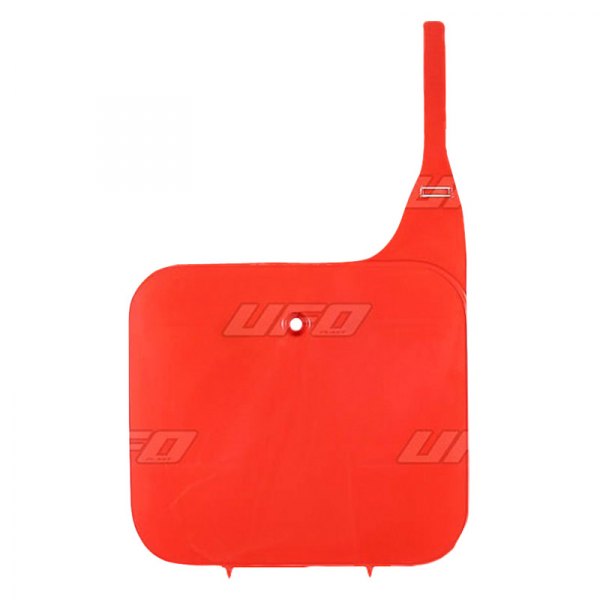 UFO Plast® - Front Red Plastic Number Plate