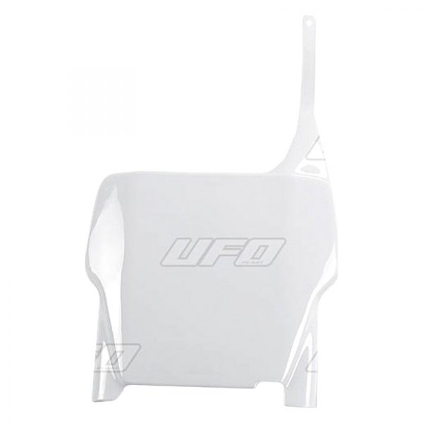 UFO Plast® - Front White Plastic Number Plate